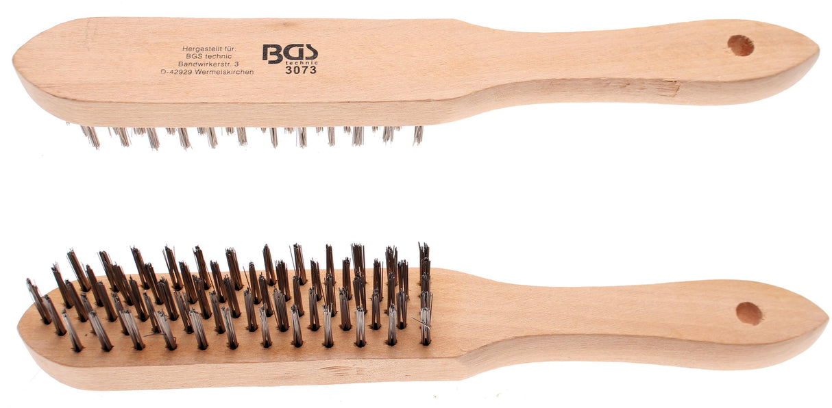HANDHELD BRUSH | STEEL WIRE | 5-ROWS | 300 MM (3073)