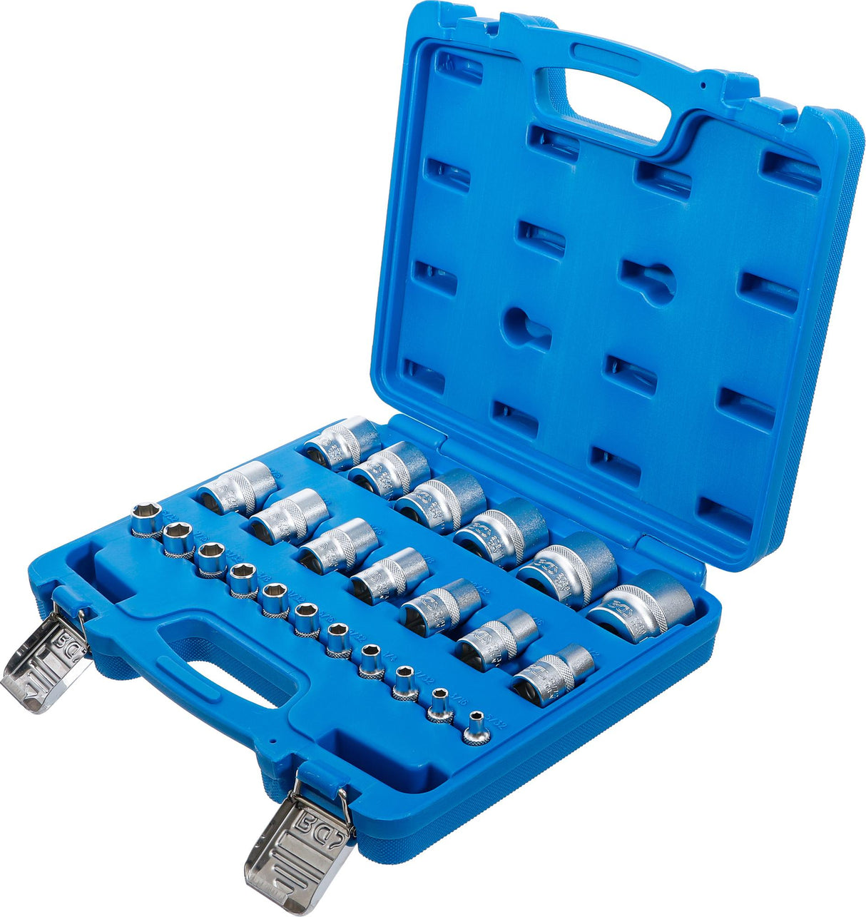 SOCKET SET, HEXAGON | 6.3 MM (1/4") / 12.5 MM (1/2") DRIVE | INCH SIZES | 24 PCS. (2246)
