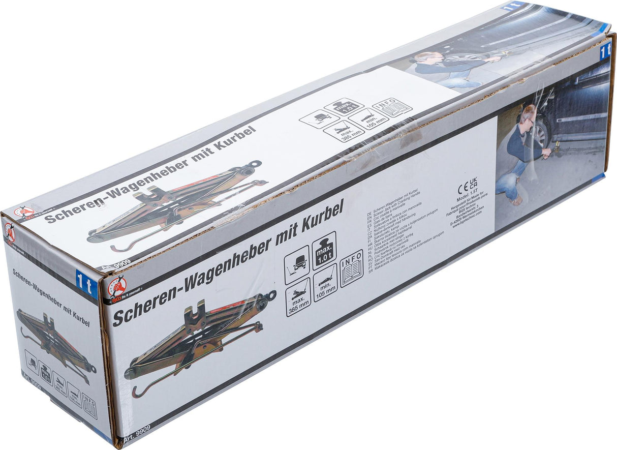 SCISSOR JACK WITH CRANKING HANDLE | 1 T (9909)