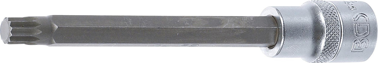 BIT SOCKET | LENGTH 140 MM | 12.5 MM (1/2") DRIVE | SPLINE (FOR XZN) | M10 (5184-M10)