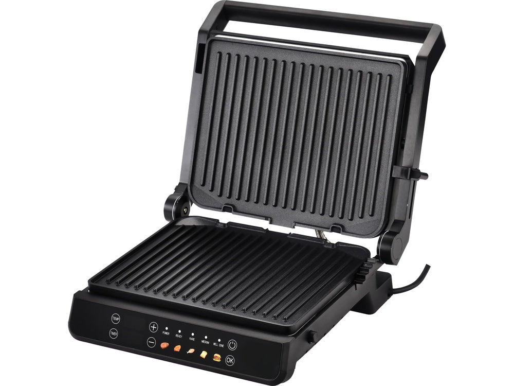 ELECTRIC GRILL, WAFFLE MAKER 2IN1 2000W, LED CONTROL PANEL (67440)