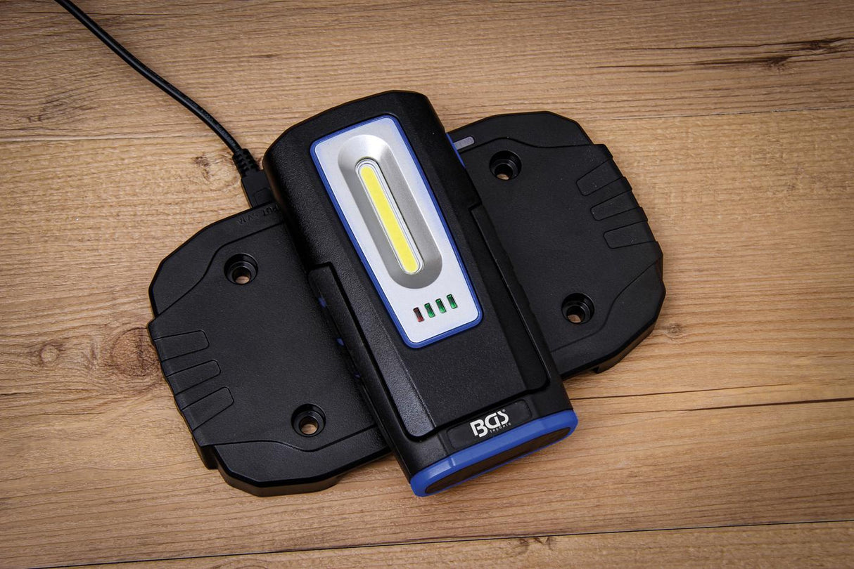 COB LED WORKSHOP LAMP WITH MAGNET AND HOOK | FOLDABLE | WITH WIRELESS CHARGING FUNCTION (85331)
