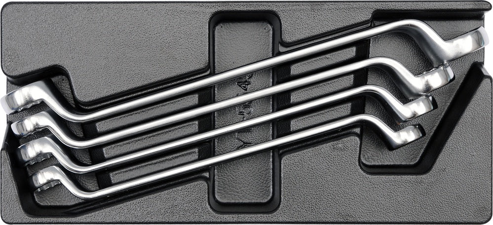 PVC TRAY WITH 4PCS RING SPANNERS 21-32MM (YT-5543)