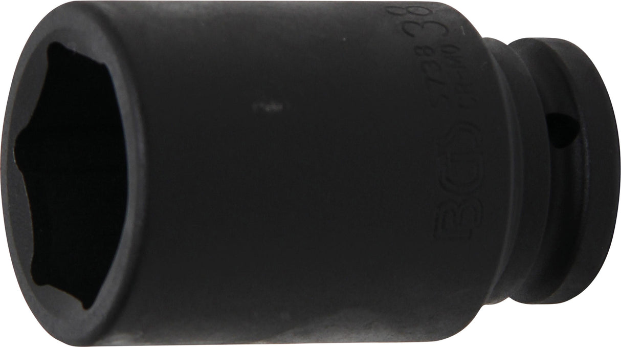 IMPACT SOCKET HEXAGON, DEEP | 20 MM (3/4") DRIVE | 38 MM (5738)