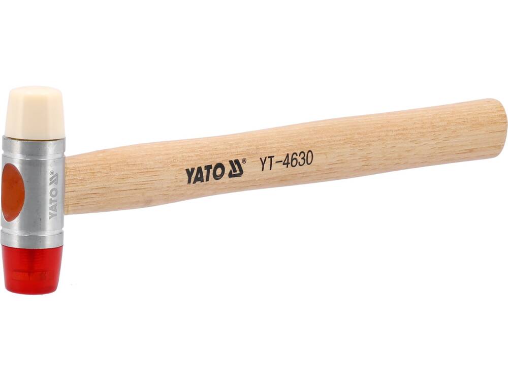 PU & NYLON HEADS MALLET W.WOOD.HANDLE 22 (YT-4630)
