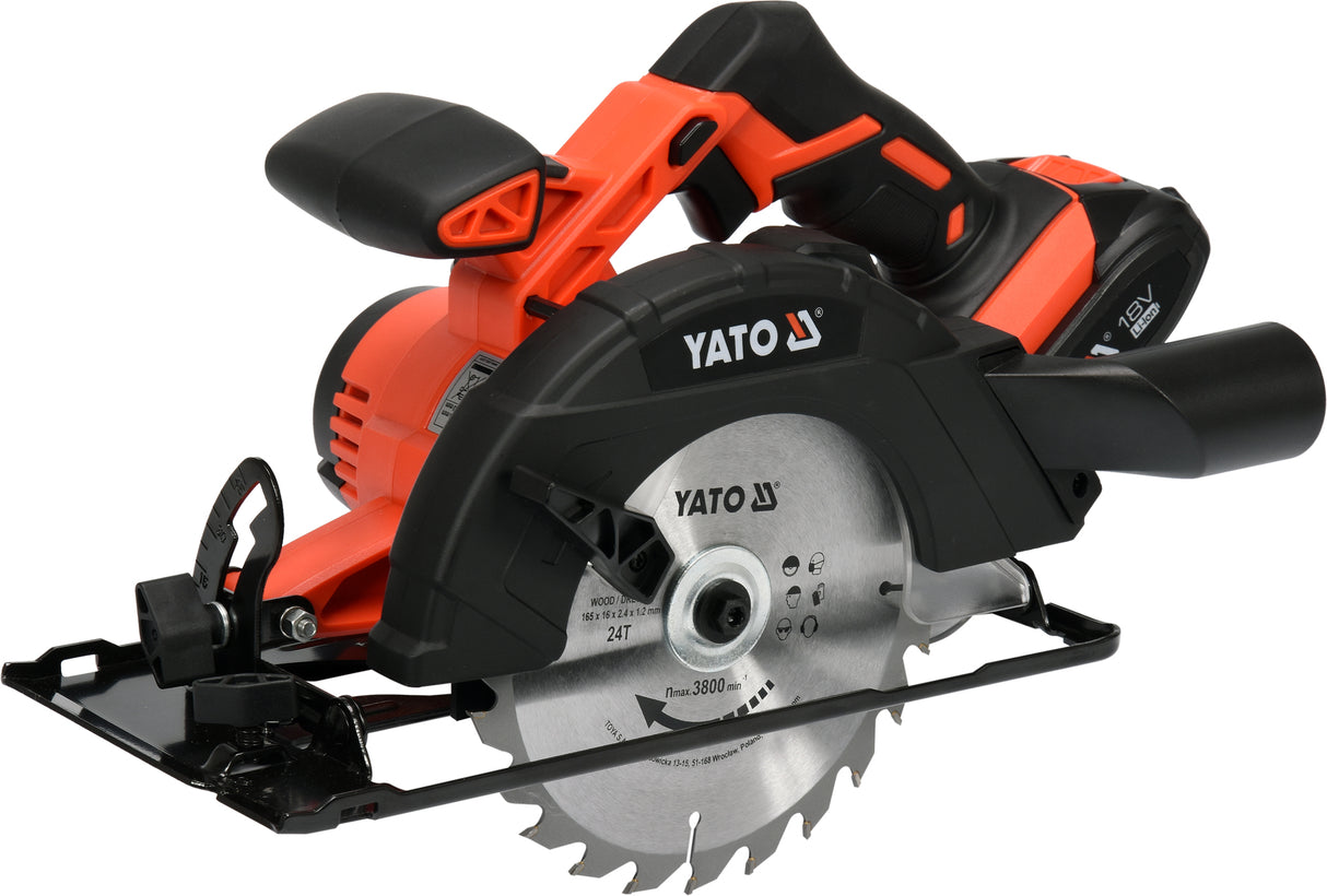 CIRCULAR SAW 18V 165MM - 2AH (YT-82810)
