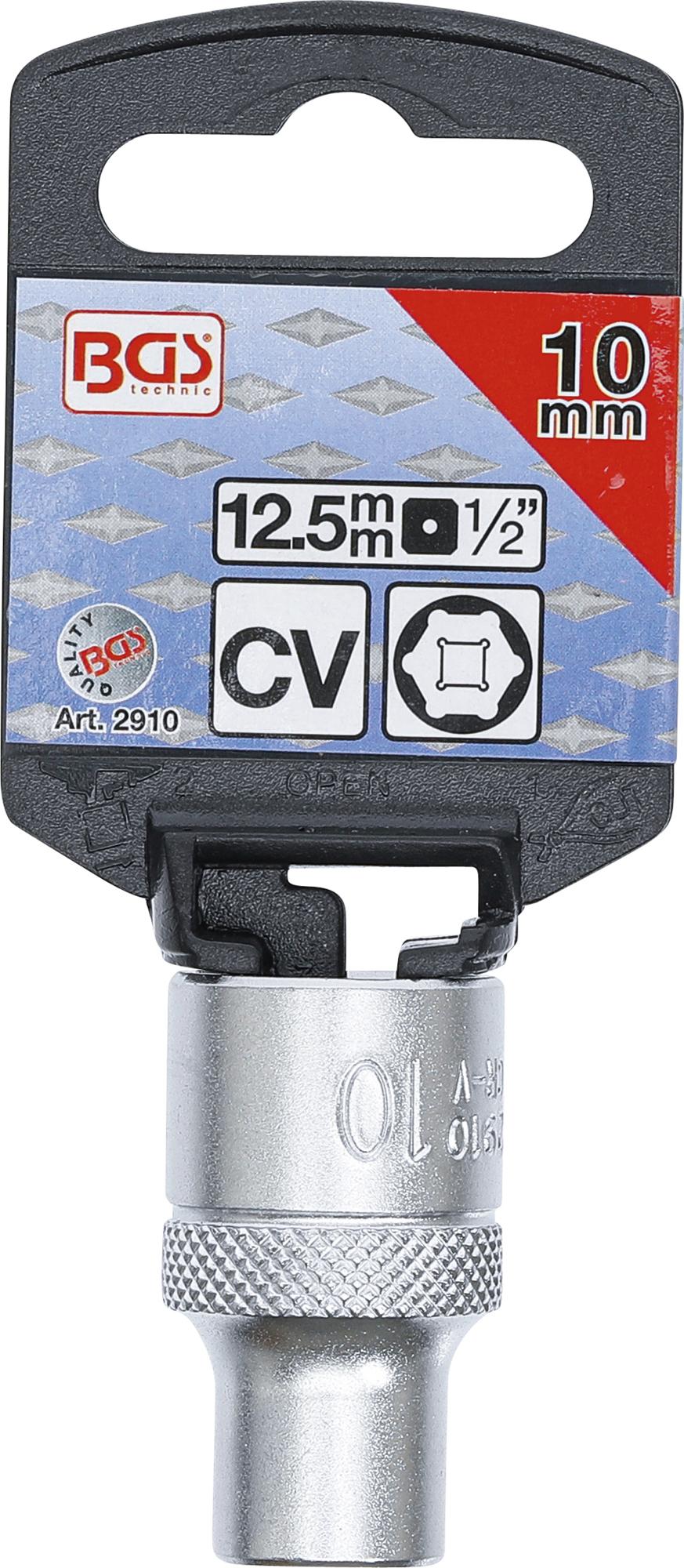 SOCKET, HEXAGON | 12.5 MM (1/2") DRIVE | 10 MM (2910)