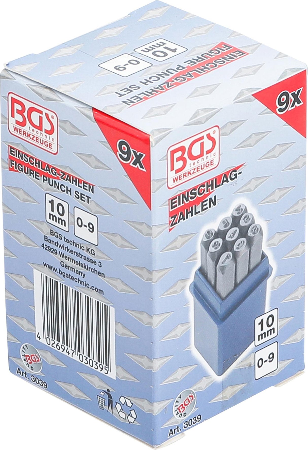 FIGURE PUNCH SET | 10 MM (3039)