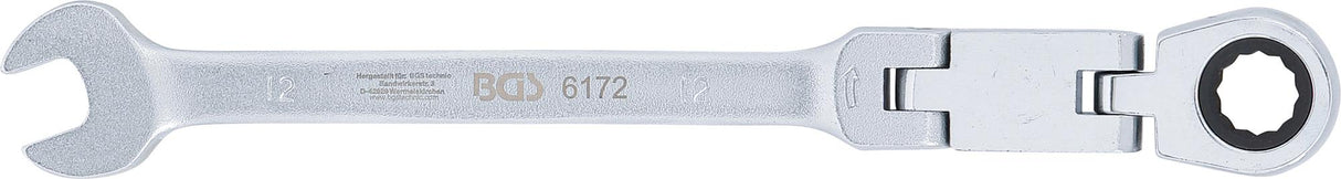 DOUBLE-JOINT RATCHET COMBINATION WRENCH | ADJUSTABLE | 12 MM (6172)