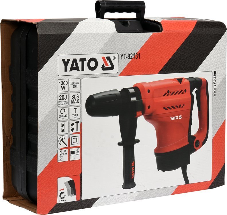 ROTARY HAMMER SDS MAX 20J 1300W 7KG (YT-82131)
