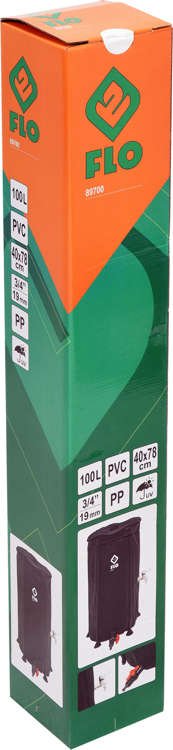 COMPRESSIBLE RAIN BARREL 100L PVC (89700)