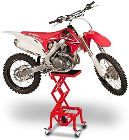 MOTORCYCLE JACK | WITH WHEELS | 300 LBS (JC-2)