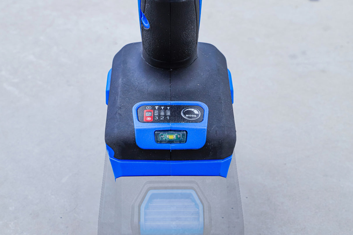CORDLESS IMPACT WRENCH SET | BRUSHLESS | 550 NM | 18 V | WITH RECHARGEABLE BATTERY AND QUICK CHARGER (7390)