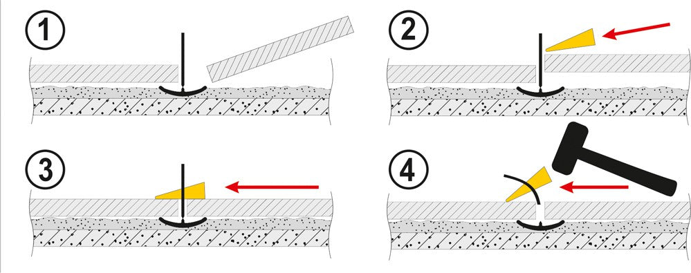 TILE LEVELING SYSTEM | 50 WEDGES + 50 CLIPS (04691)