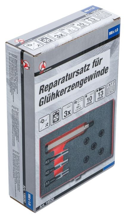 GLOW PLUG THREAD REPAIR KIT | M8 X 1.0 (19530)