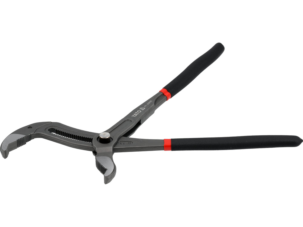 PLUMBING PLIERS FOR LARGE DIAMETER PIPES | PUSH-BUTTON LOCKING | 400 MM (YT-20898)