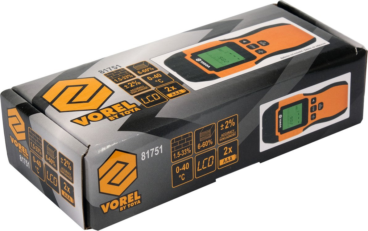 MOISTURE METER FOR WOOD AND BUILDING MAT (81751)