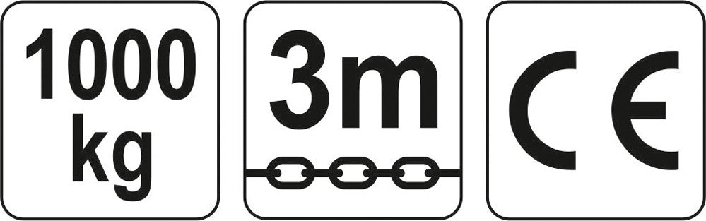 CHAIN BLOCK 1,0 T (YT-58951)