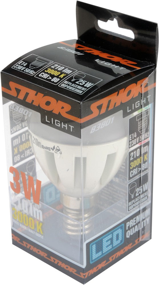LED-polttimo P45 E14 230V 3W 210LM 3000K (83801)