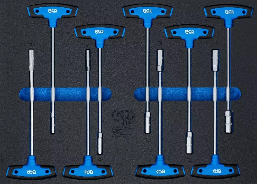 TOOL TRAY 3/3: T-HANDLE SOCKET SET | 9 PCS. (4192)