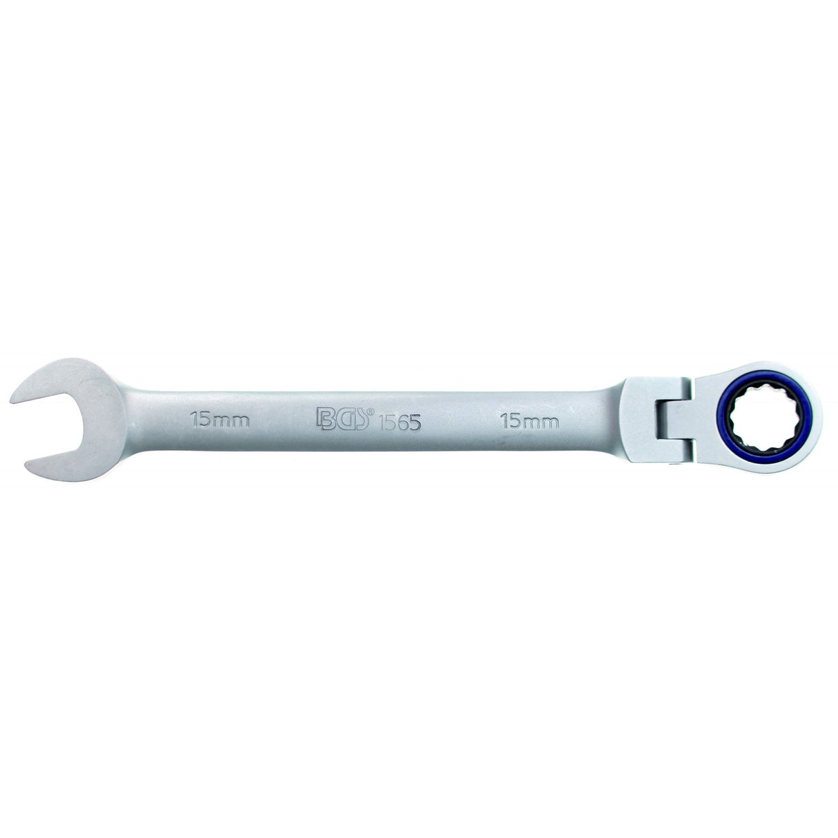 FLEX HEAD RATCHET WRENCH 72 TEETH CR-V 15 MM (1565)