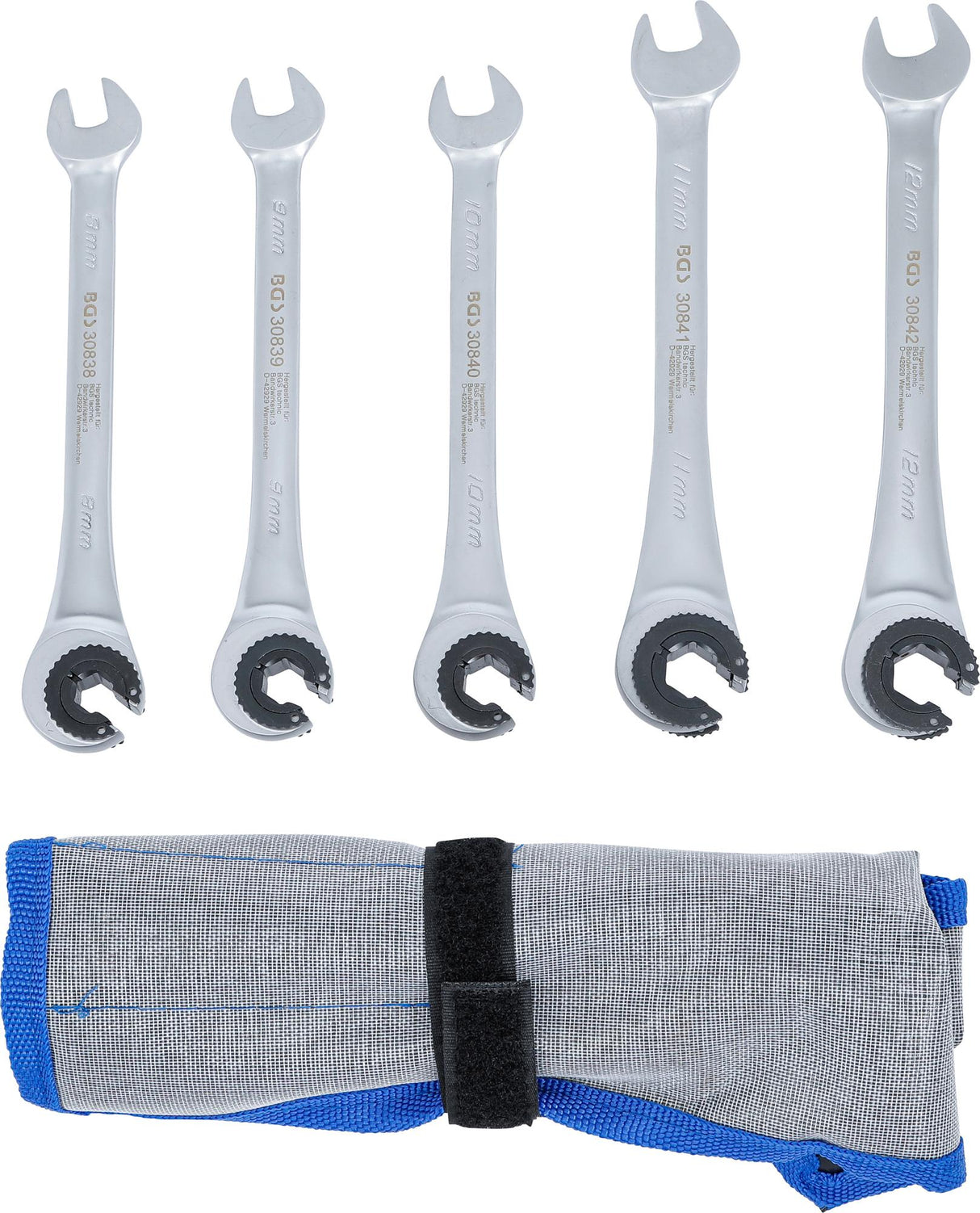 RATCHET COMBINATION WRENCH SET | OPEN | 5 PCS. (30836)