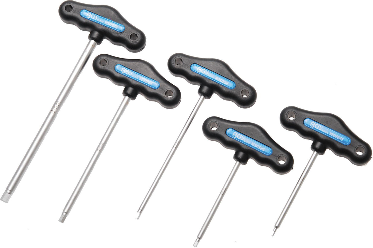 T-TYPE WRENCH SET | INTERNAL HEXAGON 3 - 8 MM | 5 PCS. (773)