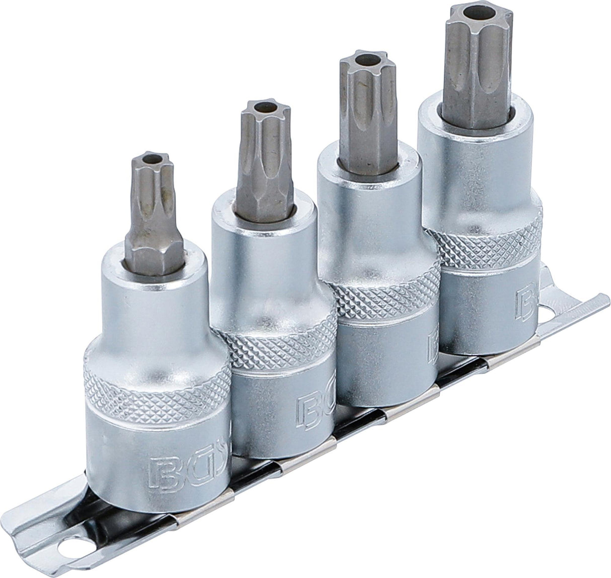 BIT SOCKET SET | 12.5 MM (1/2") DRIVE | T-STAR TAMPERPROOF (FOR TORX) T40 - T55 | 4 PCS. (8885)