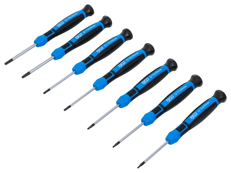 PRECISION SCREWDRIVER SET | T-STAR (TORX) T6 - T7 - T8 - T9 - T10 - T15 - T20 | 7 PCS. (4880)