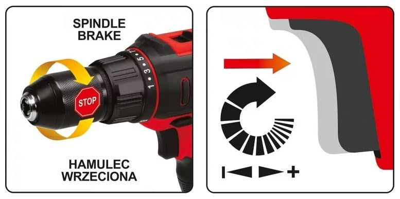 DRILL DRIVER 13MM 40NM (220-240V) (YT-82060)