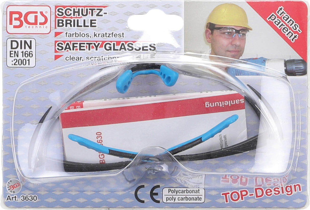 SAFETY GLASSES | NOT TINTED (CLEAR) (3630)