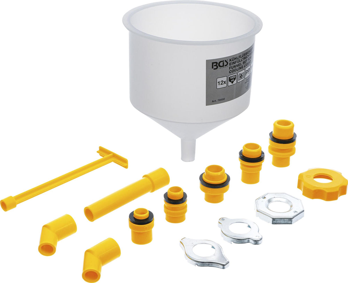 COOLING LIQUID FUNNEL SET | 12 PCS. (70000)