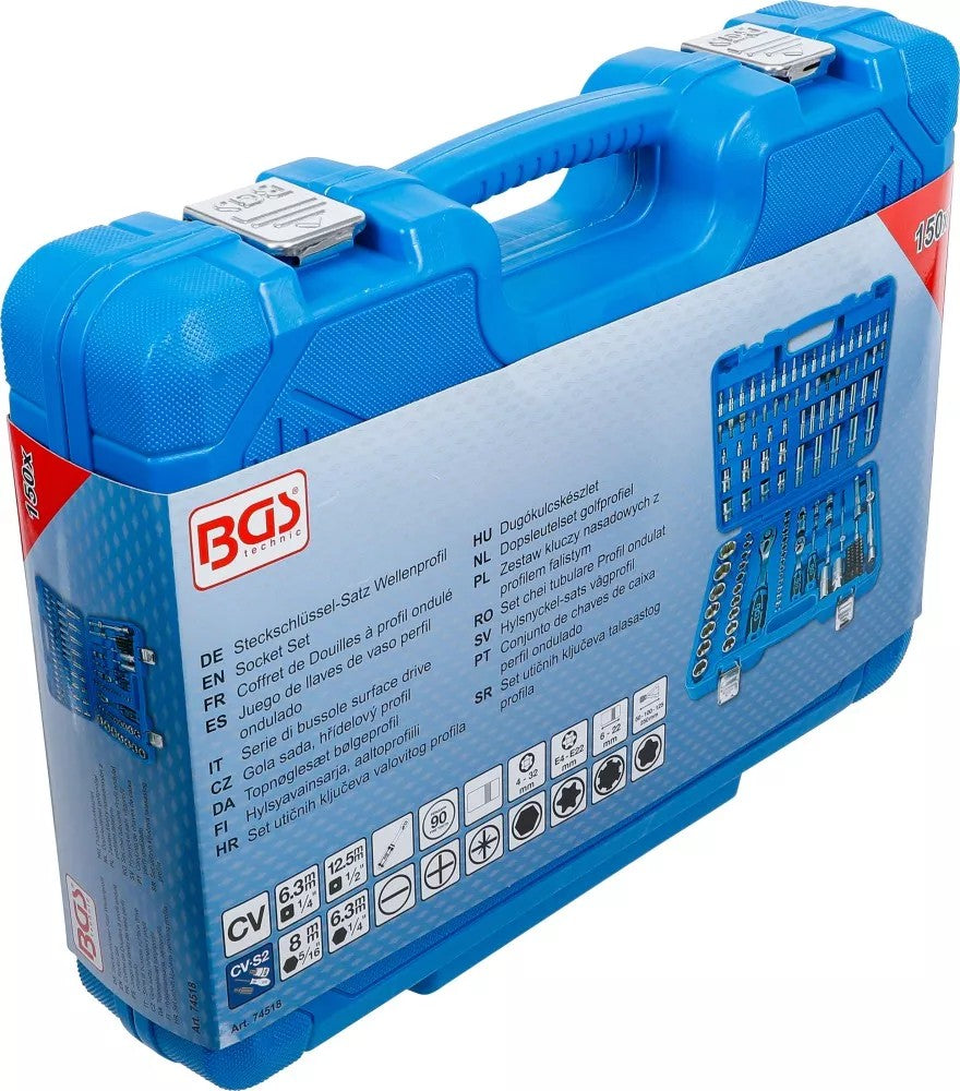 SOCKET SET | 6.3 MM (1/4") + 12.5 MM (1/2") DRIVE | 108 PCS. (2298)