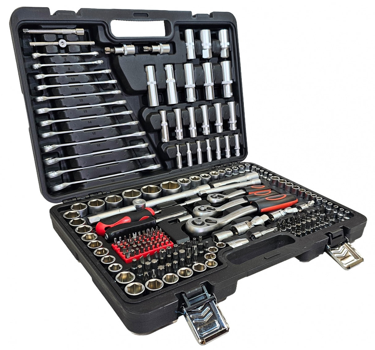 TOOL SET | CR-V | 72Z | 6.3 MM (1/4") / 10 MM (3/8") / 12.5 MM (1/2") | 216 PCS. (SK216)