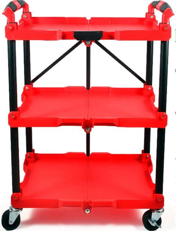 FOLDABLE WORKSHOP TROLLEY | 3-TIER (CX314)