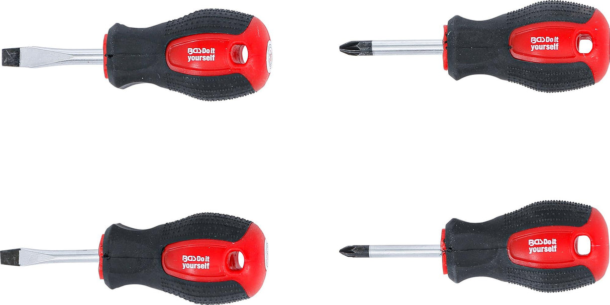 CARBURETOR SCREWDRIVER SET | SLOT SL / CROSS SLOT PZ | BLADE LENGTH 40 MM | 4 PCS. (90727)