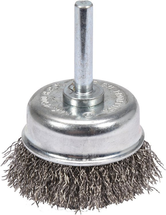 CUP BRUSH 50MM INOX FOR DRILL (YT-47497)