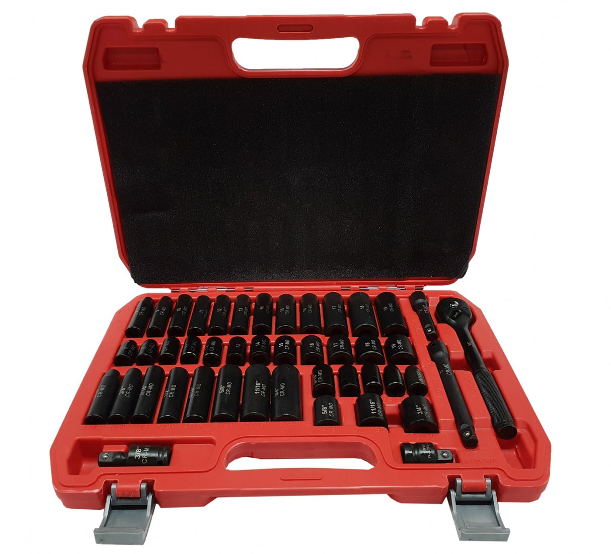 IMPACT TOOL SET | METRIC AND IMPERIAL SIZES | 10 MM (3/8") | 45 PCS. (SK45S)