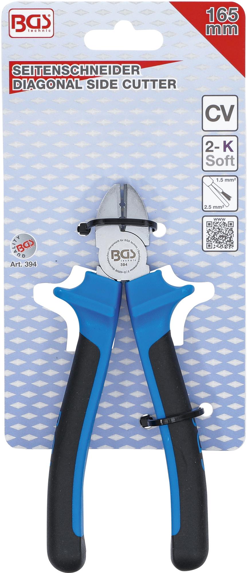 DIAGONAL SIDE CUTTERS | STRIPPER FUNCTION | 165 MM (394)
