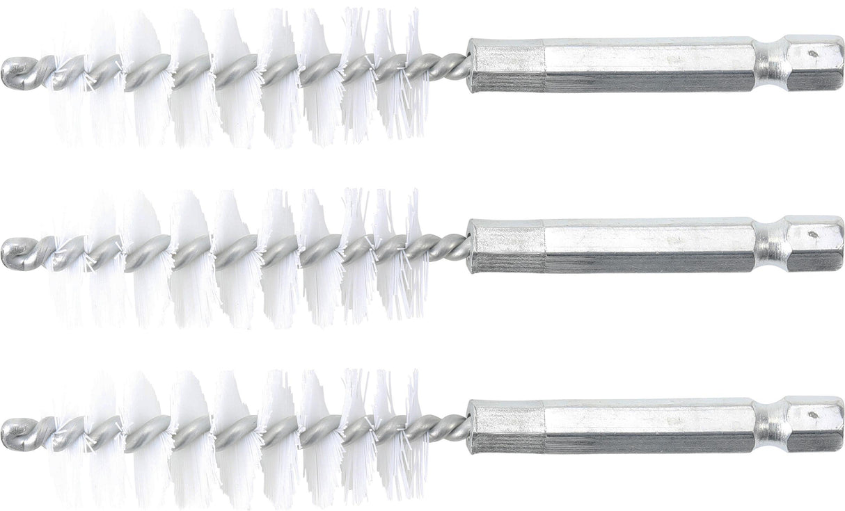 NYLON BRUSH | 17 MM | 6.3 MM (1/4") DRIVE | 3 PCS. (3078-17-N)