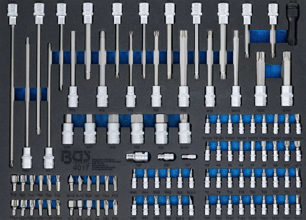 TOOL TRAY 3/3: BIT AND BIT SOCKET | 104 PCS. (4017)