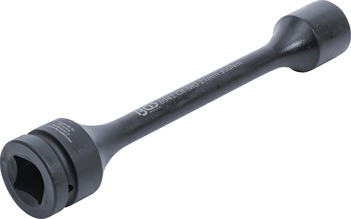 TORSION IMPACT SOCKET, HEXAGON | 25 MM (1") DRIVE | 27 MM | 350 NM (6941)