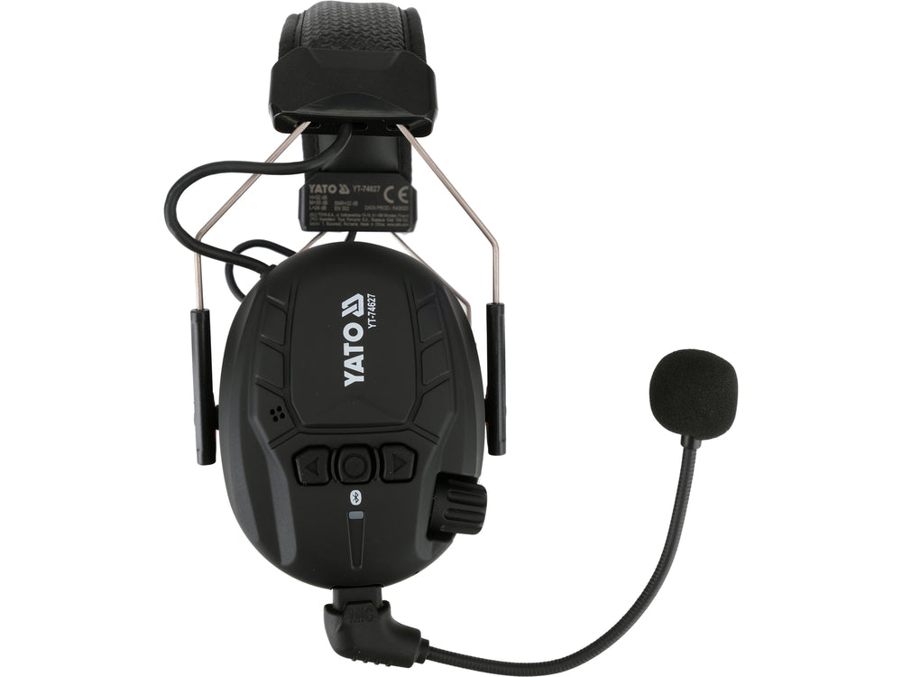 ELECTR. ACTIVE EARMUFFS WITH BLUETOOTH (YT-74627)