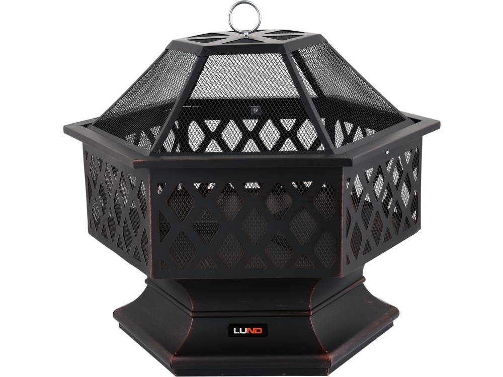 DECORATIVE STEEL FIRE PIT 70*60*63CM (99913)