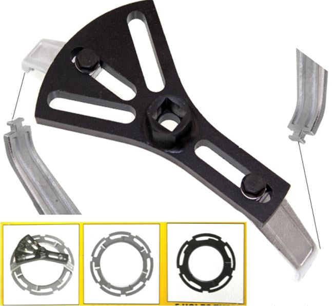 FUEL TANK SENSOR CAP WRENCH | ADJUSTABLE | BMW BENZ AUDI (SK4159)