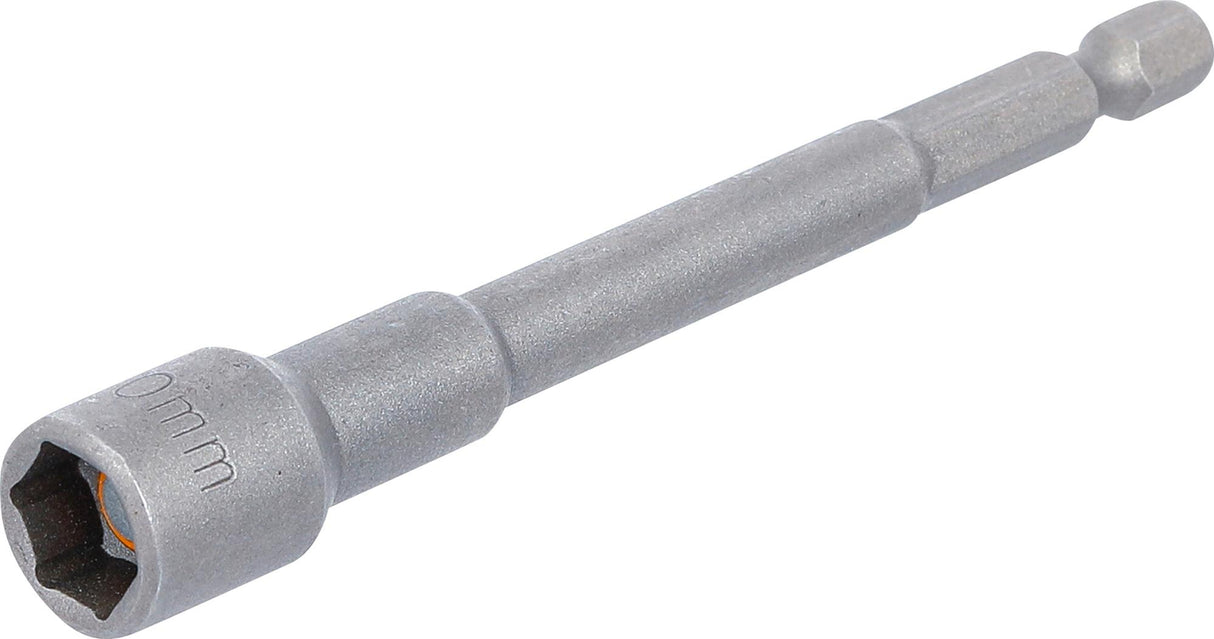 SOCKET, HEXAGON | EXTRA LONG | FOR ELECTRIC DRILLS | 6.3 MM (1/4") DRIVE | 10 MM (2766)