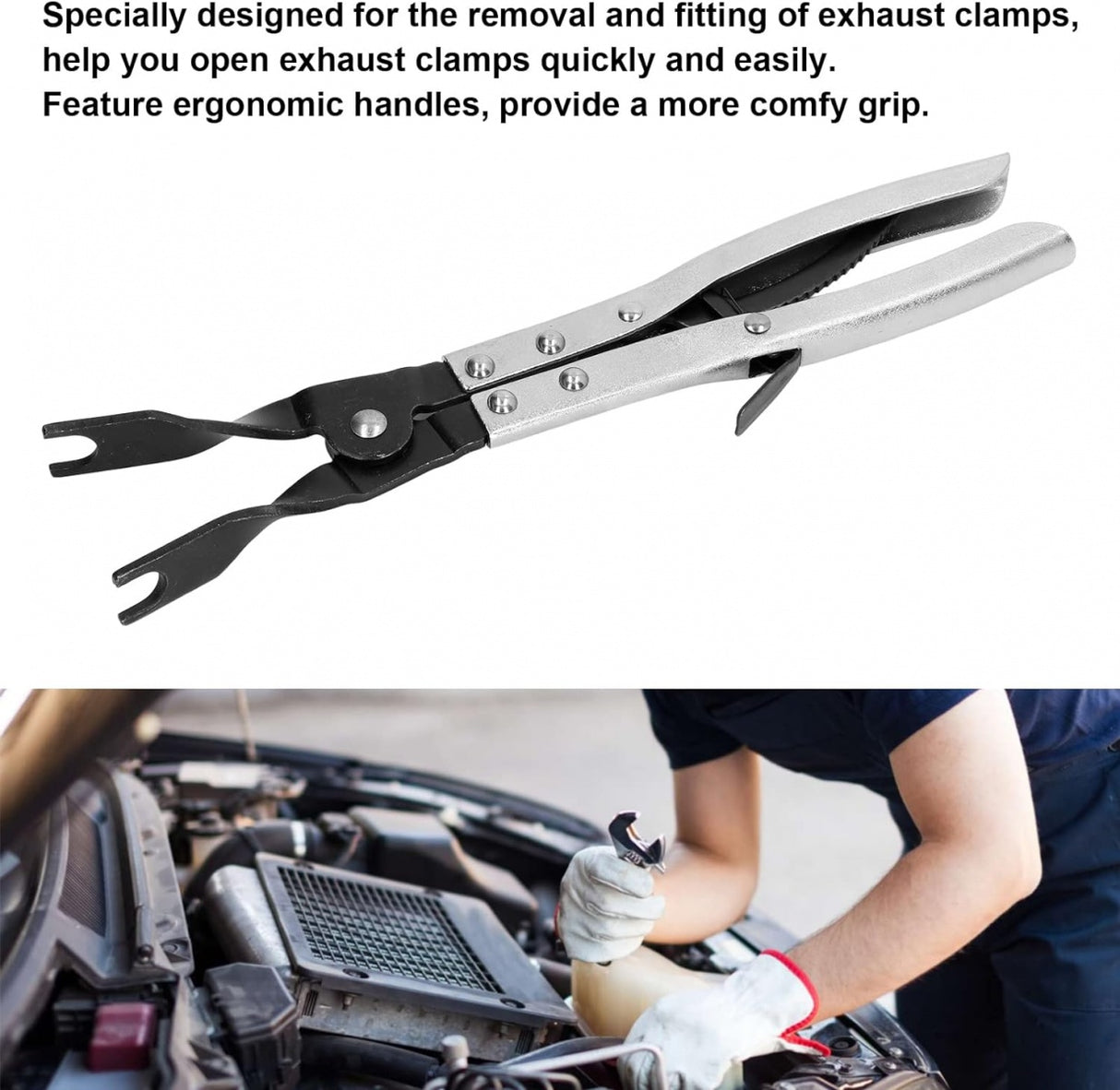 EXHAUST PIPE CLAMP REMOVAL PLIERS (SK6747)