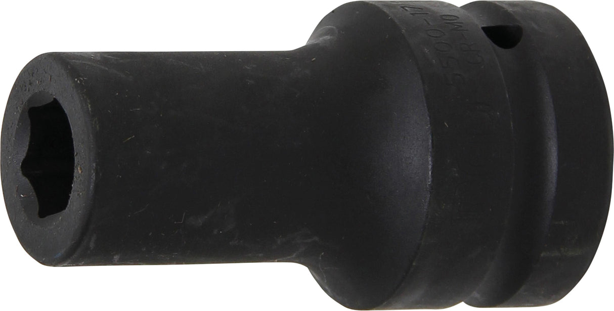 IMPACT SOCKET HEXAGON, DEEP | 25 MM (1") DRIVE | 17 MM (5500-17)