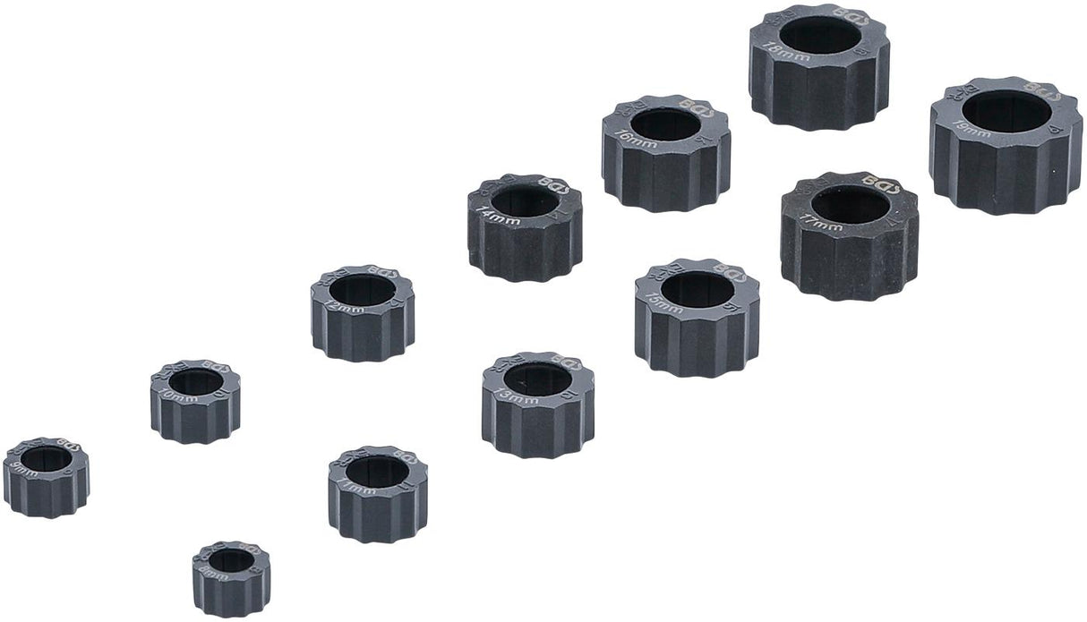 EXTRACTOR CAP SET FOR DAMAGED HEXAGON NUTS AND BOLTS | 12 PCS. (1245)