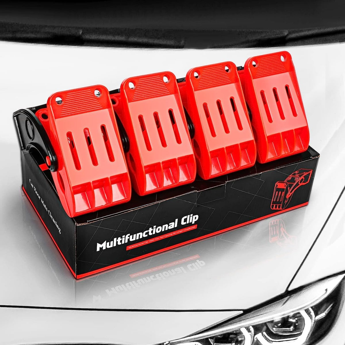 CLAMP SET | HEAVY DUTY ABS+STAINLESS STEEL | 4 PCS. (MC4S)